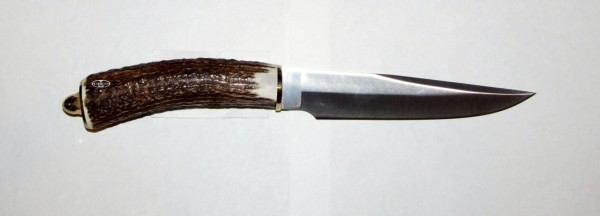 Нож "Барсук" (рук.рог оленя, кож.ножны)